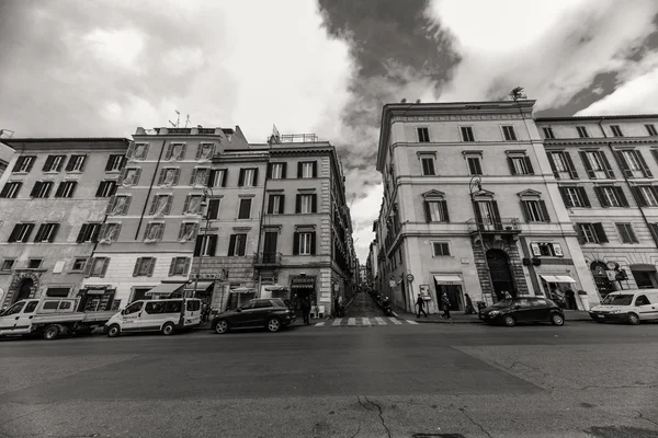 Roma - 6 Ocak: Sokaklar, Roma, Antik Roma 6, 2016 yılında Roma, İtalya.