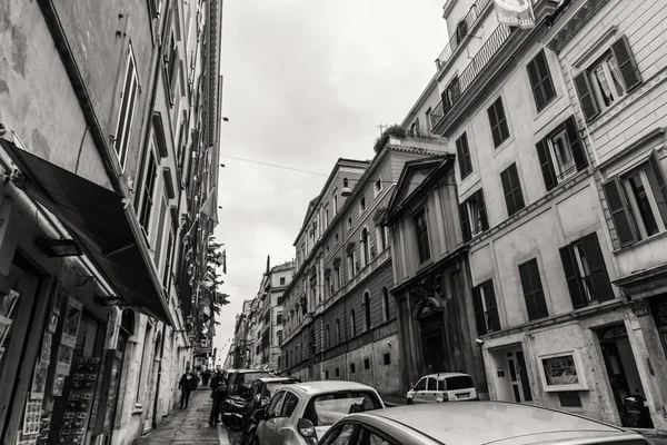 Roma - 6 Ocak: Sokaklar, Roma, Antik Roma 6, 2016 yılında Roma, İtalya.