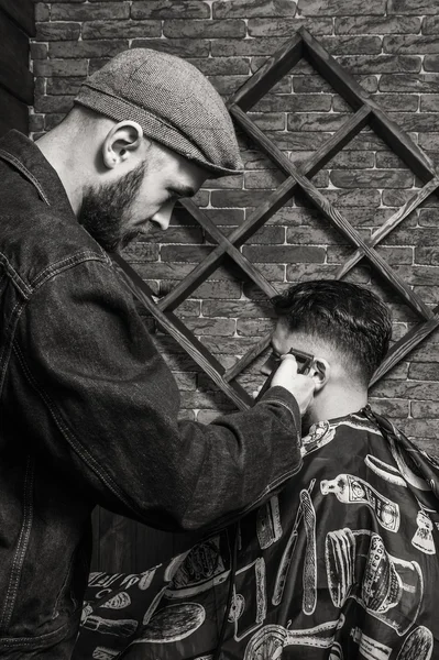Friseur Männer Barbershop. Friseure, Friseure. — Stockfoto
