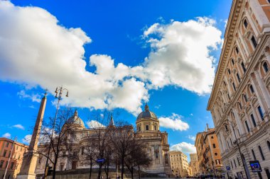 Roma - 6 Ocak: Sokaklar, Roma, Antik Roma 6, 2016 yılında Roma, İtalya.