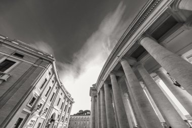 Roma - 6 Ocak: St. Peter's Square, Antik Roma 6, 2016 yılında Roma, İtalya.