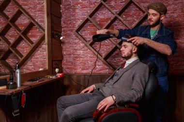 Kuaför tarak istemci Berber Dükkanı