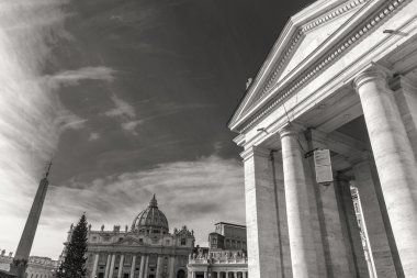 Roma - 6 Ocak: St. Peter's Square, Antik Roma 6, 2016 yılında Roma, İtalya.