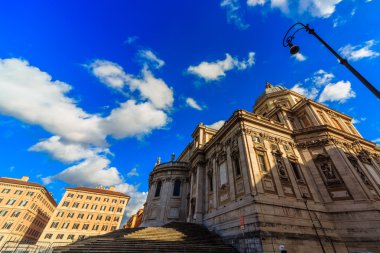 Roma - 6 Ocak: Sokaklar, Roma, Antik Roma 6, 2016 yılında Roma, İtalya.