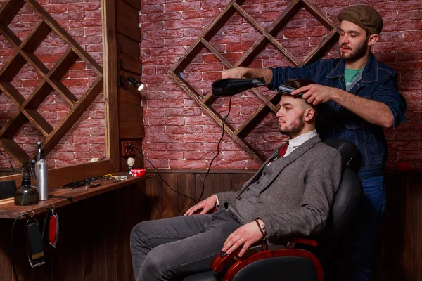 Kuaför tarak istemci Berber Dükkanı