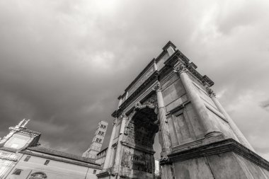 Roma - 13 Ocak: Roma Forumu Roma, İtalya görünümü üzerinde 13 Ocak 2016.