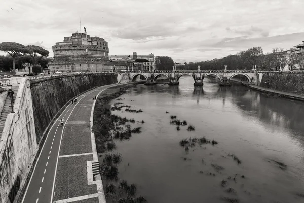 Rome - 6 januari: Mooie straten van Rome 6, 2016 in Rome, Italië. — Stockfoto