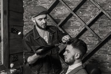 Kuaför tarak istemci Berber Dükkanı