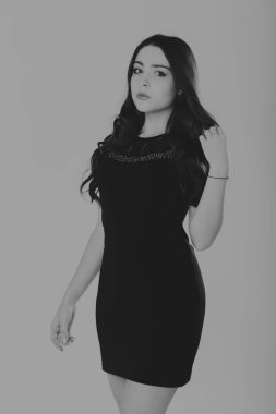 Güzel bir rakam ile güzel esmer