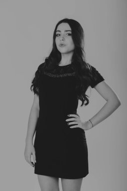 Güzel bir rakam ile güzel esmer