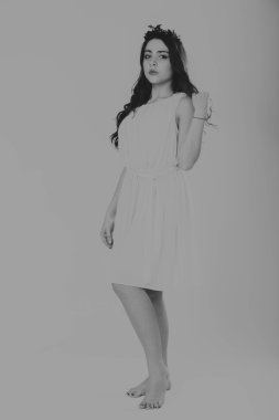 Güzel bir rakam ile güzel esmer