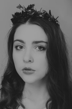 Güzel bir rakam ile güzel esmer