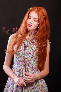 Gorgeous red-haired girl