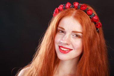 Gorgeous red-haired girl