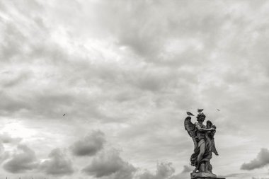 Roma - 6 Ocak: Sokaklar, Roma, Antik Roma 6, 2016 yılında Roma, İtalya.