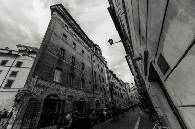 Roma - 6 Ocak: Sokaklar, Roma, Antik Roma 6, 2016 yılında Roma, İtalya.