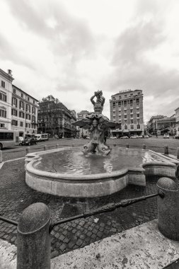 Roma - 6 Ocak: Sokaklar, Roma, Antik Roma 6, 2016 yılında Roma, İtalya.