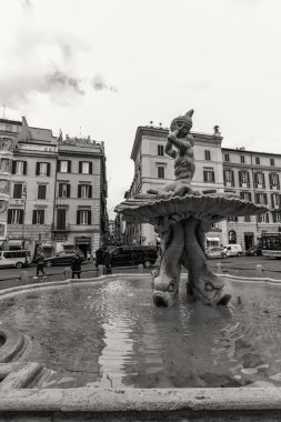 Roma - 6 Ocak: Sokaklar, Roma, Antik Roma 6, 2016 yılında Roma, İtalya.