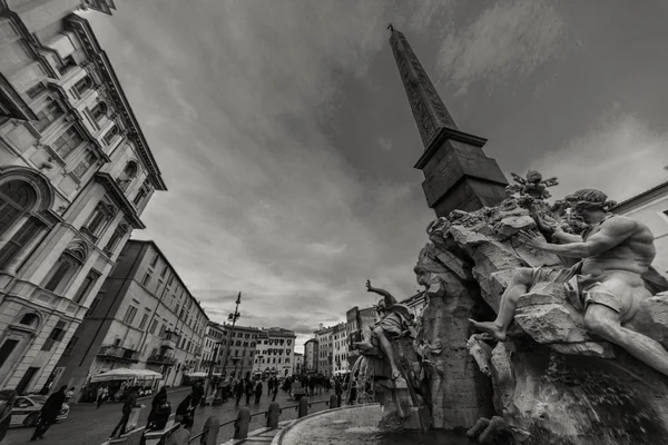 ROMA - 12 de janeiro: Roma. Belas vistas de Roma. 12 de janeiro de 2016 em Roma, Itália . — Fotografia de Stock