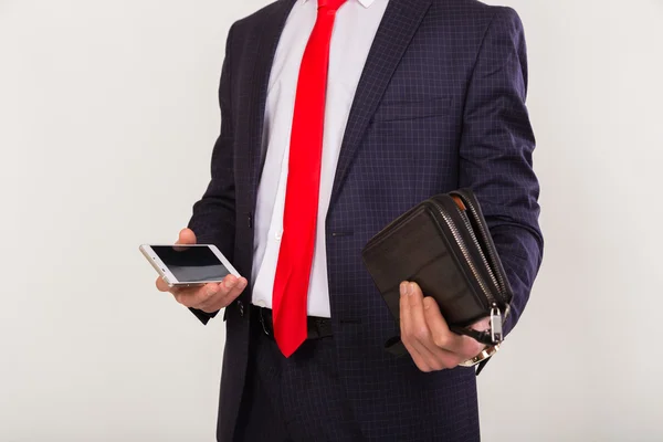 Young business manager at lecture — Stock Photo, Image