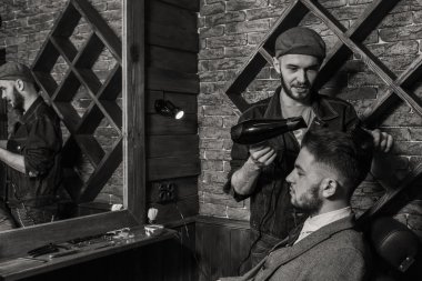 Kuaför tarak istemci Berber Dükkanı