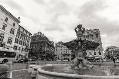 Roma - 6 Ocak: Sokaklar, Roma, Antik Roma 6, 2016 yılında Roma, İtalya.