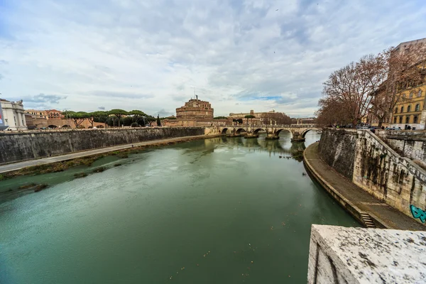 View of the Tiber in Rome — Stock Photo, Image