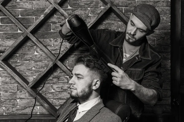 Kuaför tarak istemci Berber Dükkanı