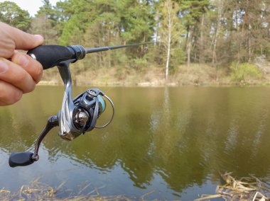 Fener iplik ile. Başarılı Balık tutma.
