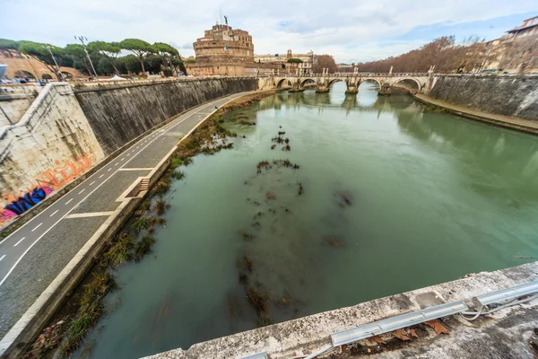 Vista do Tibre em Roma — Fotografia de Stock