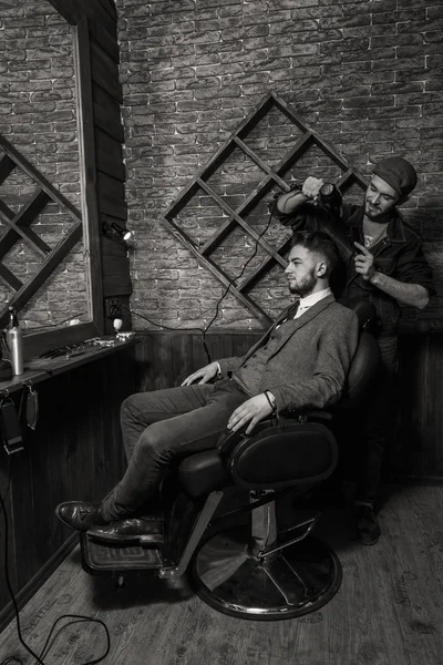 Kuaför tarak istemci Berber Dükkanı