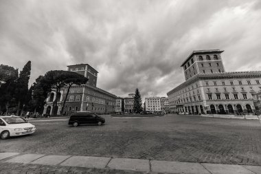 Roma - 6 Ocak: Sokaklar, Roma, Antik Roma 6, 2016 yılında Roma, İtalya.