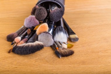 Makyaj tablo için fırçalar