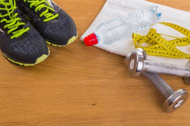 Spor donatımı. Kilo kaybı ve fitness.