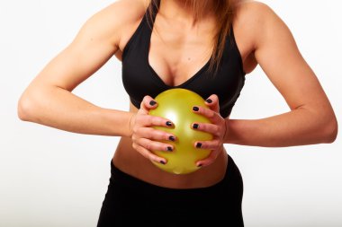 Güzel eğitimli kadın bedeni. Kadın fitness