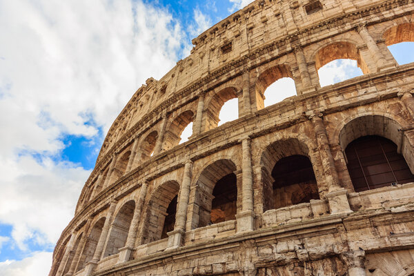 ROME - January 12: Rome. Beautiful sights of Rome. January 12, 2016 in Rome, Italy.