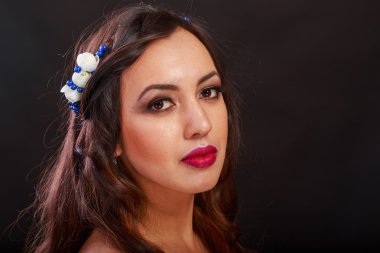 Kızın yüz yakın çekim