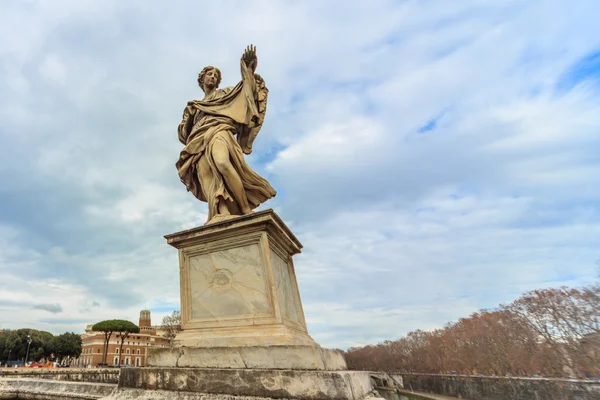 Bridge near the Cathedral of Saint Angel in Rome — Stock Photo, Image