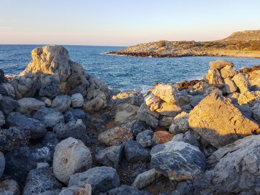 Muhteşem dağ manzarası deniz