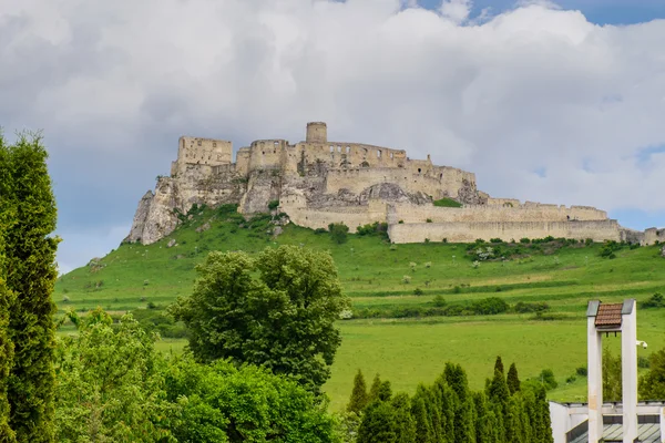 Vista Castelo Spis na Eslováquia — Fotografia de Stock