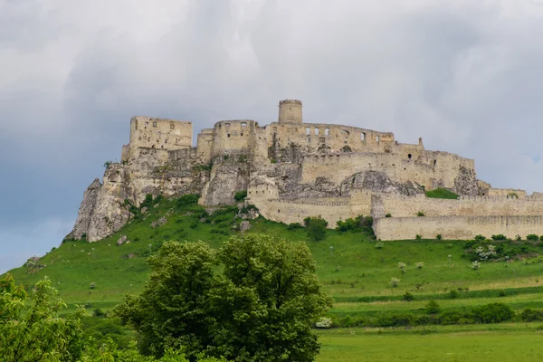 Vue Château de Spis en Slovaquie Image En Vente