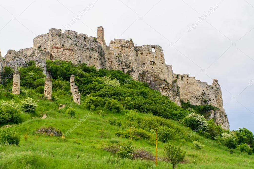 View Spis Castle in Slovakia
