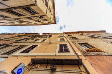 Roma manzara. Roma'nın güzel sokaklar