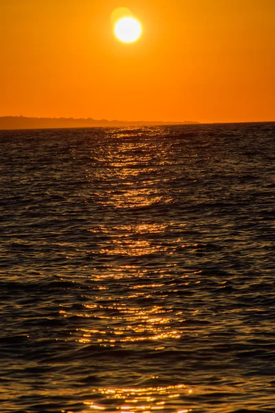 Girit sahil muhteşem günbatımı