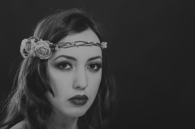 Kızın yüz yakın çekim