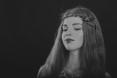 Kızın yüz yakın çekim