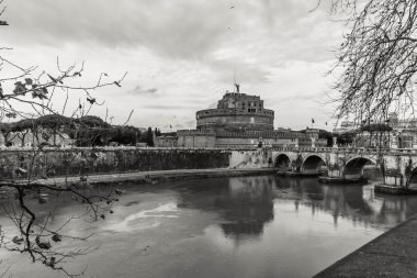 Roma'da Tiber görünümünü
