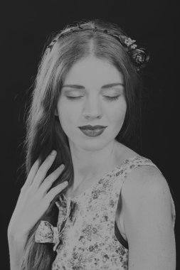 Kızın yüz yakın çekim