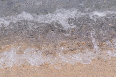 Güzel deniz manzarası. Sahile Girit Adası