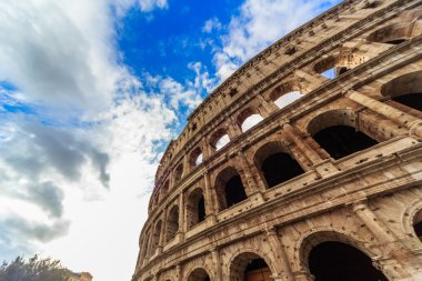 görkemli Coliseum. Roma manzara. 